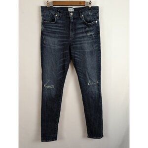 Agolde Jeans Women's Approximate Size 34 Sophie Skinny Distressed FLAW